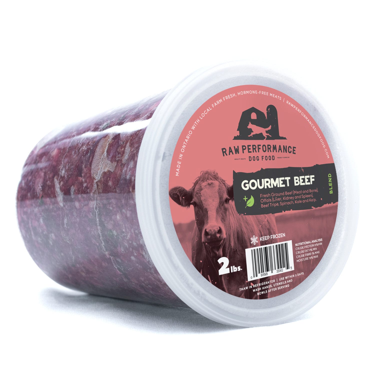 Raw Performance Gourmet Beef 2 lbs Bones Pet Boutique