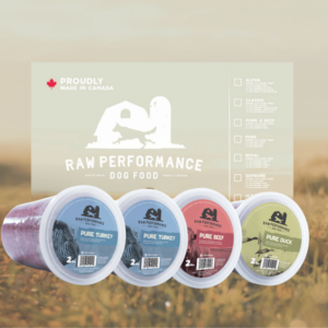 "Bag of Raw Performance Pure dog food, 24 lbs"