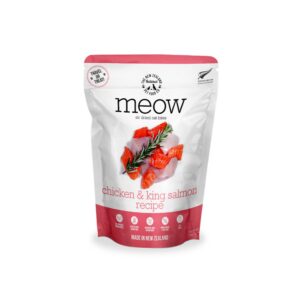 Meow Air Dried Chicken & King Salmon Cat Bites 100 g