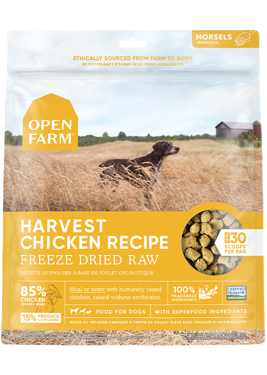 Open Farm Freeze Dried Chicken 22 oz | Bones Pet Boutique