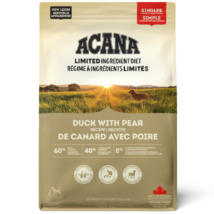 champion petfoods acana singles duck with pear recipe dry dog food