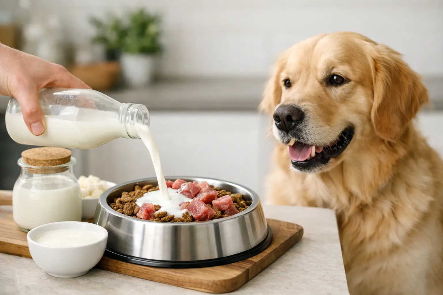 How to Use Goat Milk for Dogs at Mealtime
