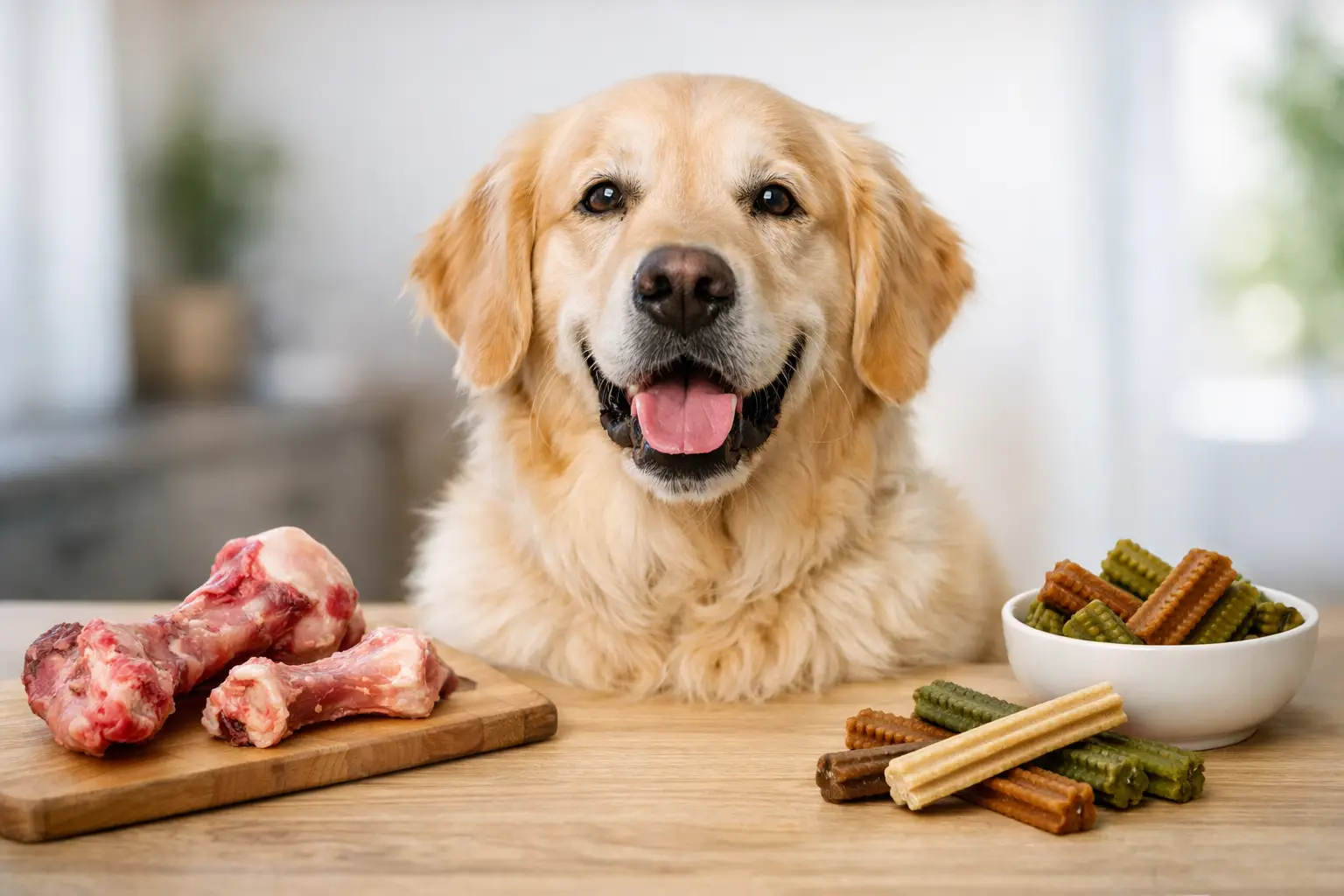 Raw Bones Versus Dental Chews for Healthier Dogs