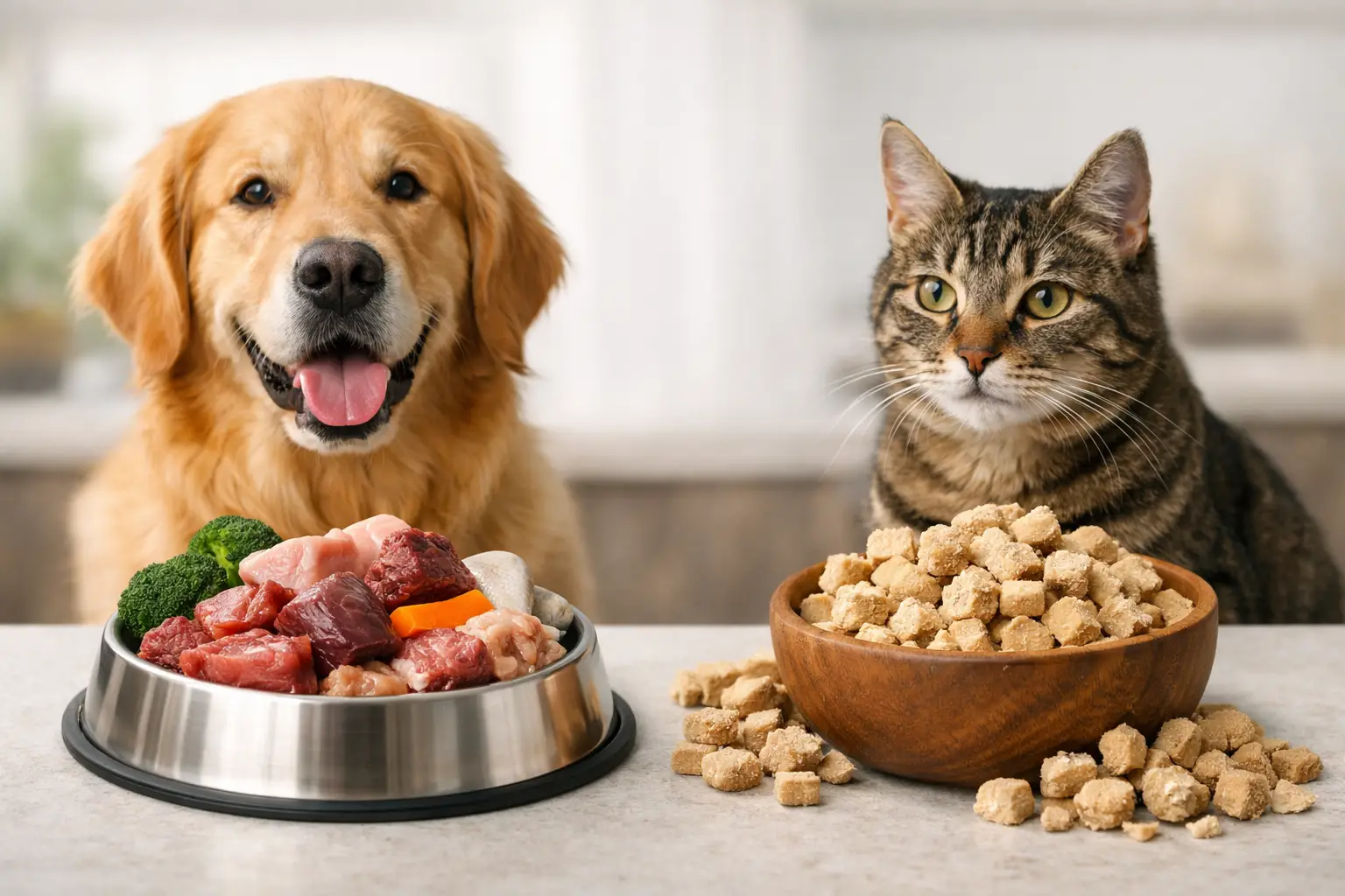 Raw Food Versus Freeze-Dried for Dogs and Cats