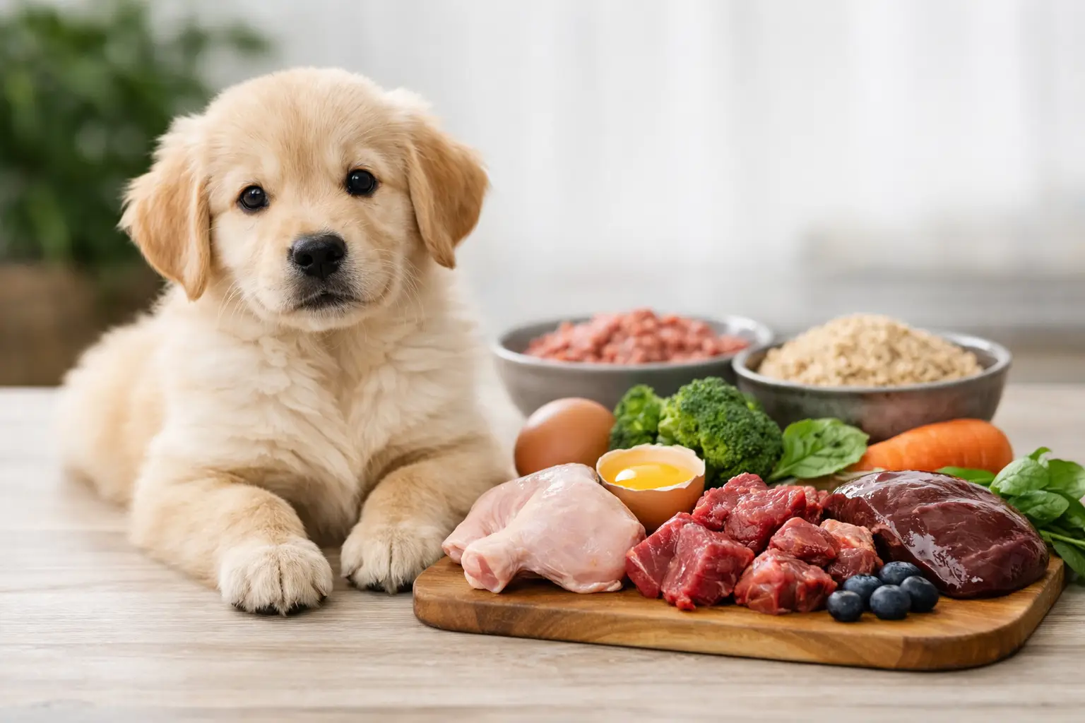 Raw Puppy Diet Basics for Healthy Growth